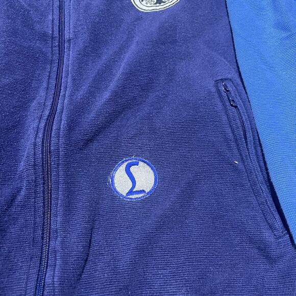 Vintage 80s Adidas Bundeswehr German Navy Zip Up Jacket - Picture 2 of 5